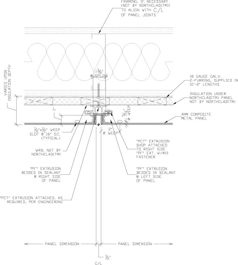 ACM Details With Insulation NorthClad