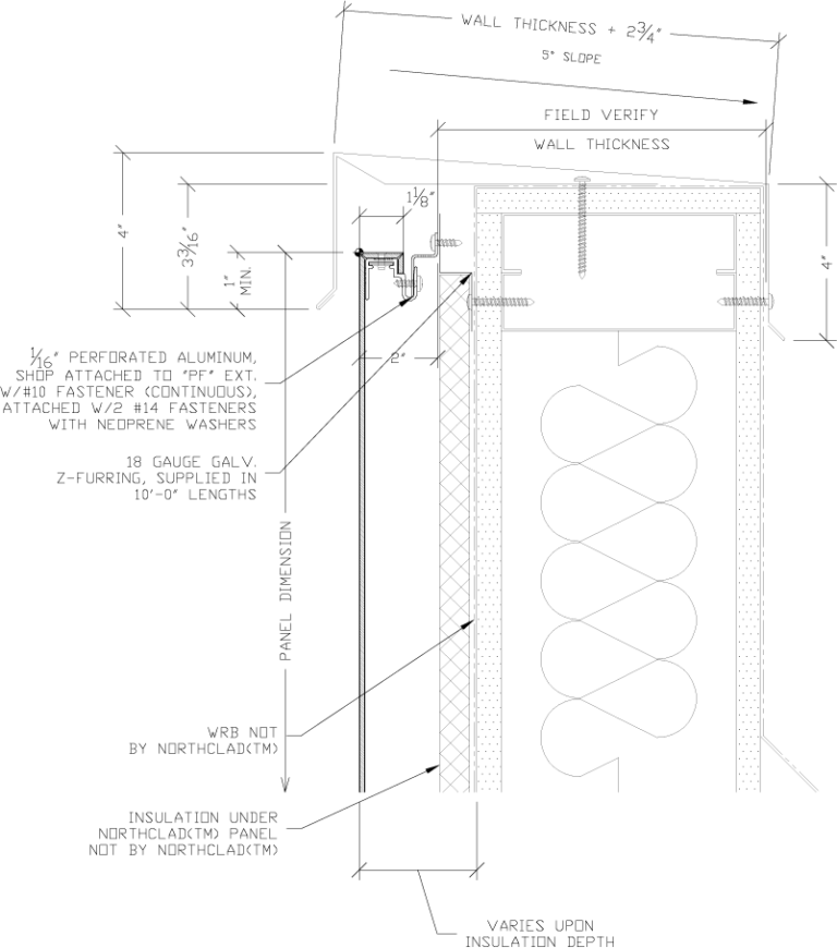 ACM Details - With Insulation - NorthClad