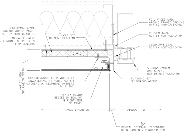 ACM Details With Insulation NorthClad