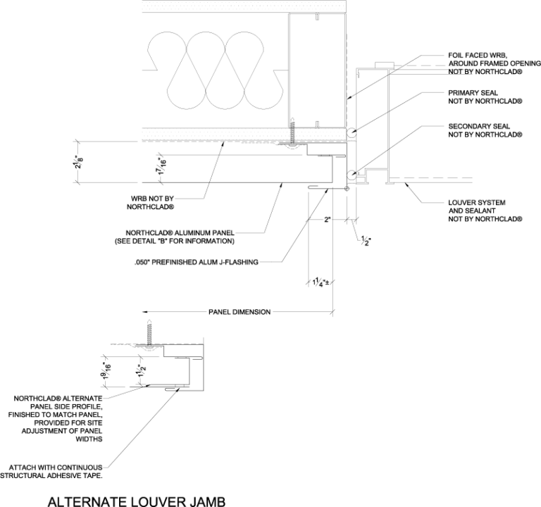 Vertical Stacking Details - INBOARD Insulation - NorthClad