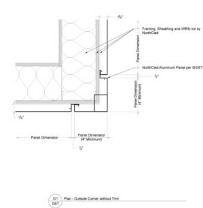 Dual Interlocking Details - No Insulation - NorthClad