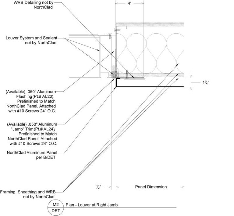 Dual Interlocking Details - No Insulation - NorthClad