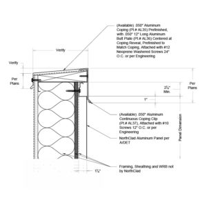 Dual Interlocking Details - Inboard Insulation - NorthClad