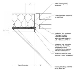 Dual Interlocking Details - Inboard Insulation - NorthClad