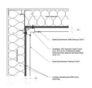 Dual Interlocking Details - Inboard Insulation - NorthClad