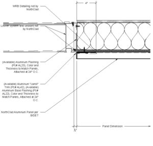 Vertical Stacking Details - Inboard Insulation - NorthClad