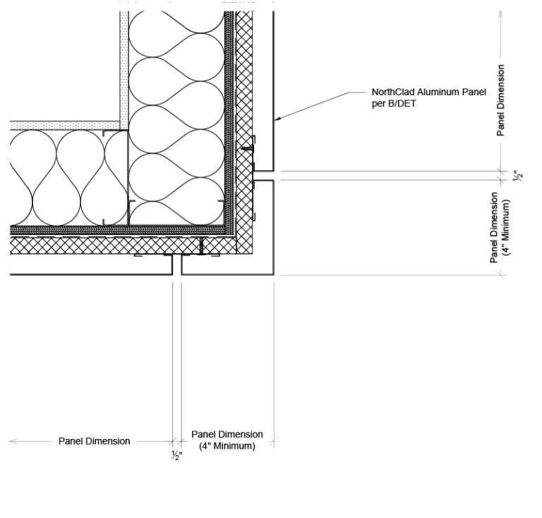 Vertical Stacking Details - Outboard Insulation - NorthClad