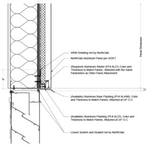 Vertical Stacking Details - Outboard Insulation - NorthClad