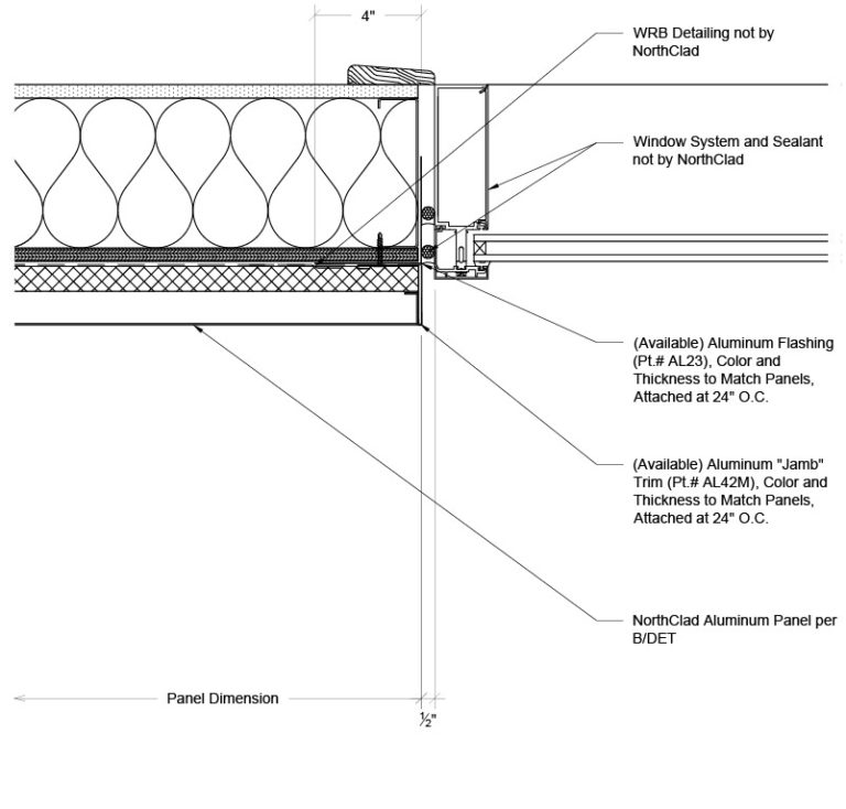 Vertical Stacking Details - Outboard Insulation - NorthClad