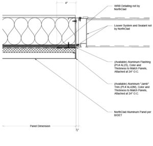 Vertical Stacking Details - Outboard Insulation - NorthClad