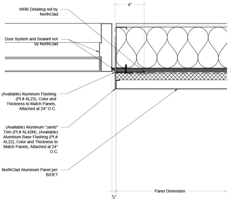 Vertical Stacking Details - Outboard Insulation - NorthClad